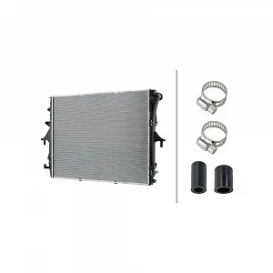 Радіатор охолодження двигуна HELLA 8MK 366 302-741 - Фото 1