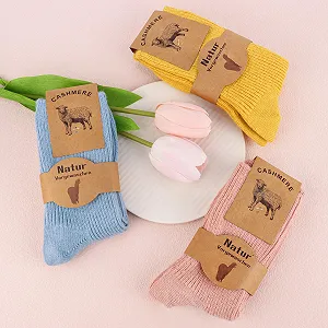 Жіночі шкарпетки Jeasona Кашемір synthetic.ua - Фото 1