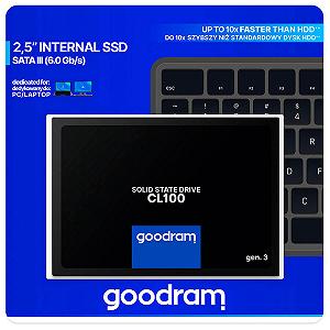 SSD накопичувач GOODRAM CL100 GEN.3 480 ГБ (SSDPR-CL100-480-G3) synthetic.ua - Фото 1