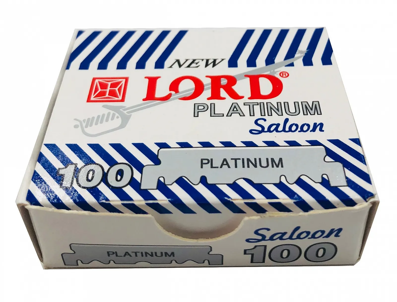 Лезвия для бритвы Lord Platinum 100 штук односторонние, фото №1