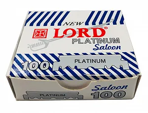 Лезвия для бритвы Lord Platinum 100 штук односторонние - Фото 1
