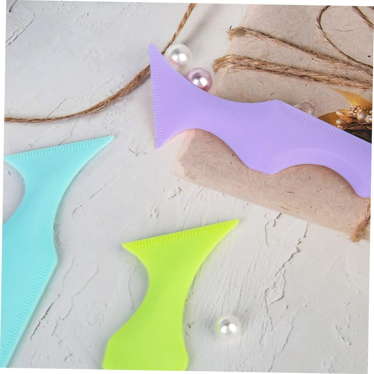 Трафарет для подводки Beavorty, 10 шт, силиконовая, фото №6