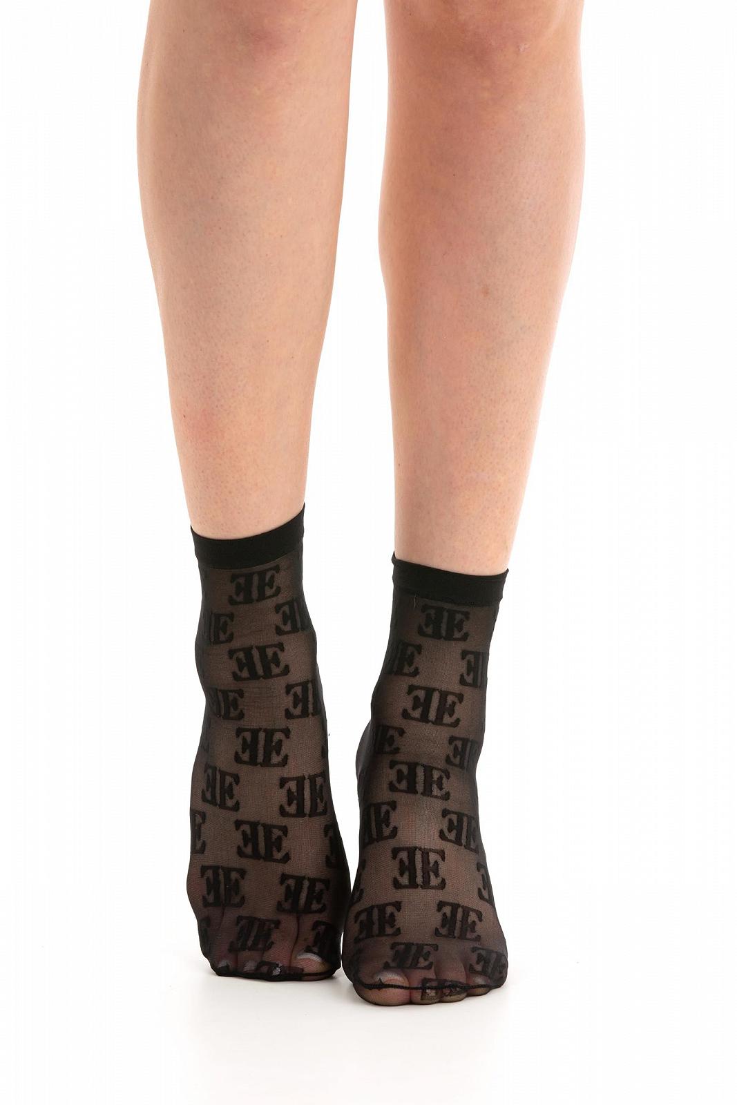 Носки Gi&Gi Модные с жемчугом #1347, черный, фото №1