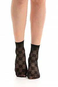 Носки Gi&Gi Модные с жемчугом #1347, черный - Фото 1