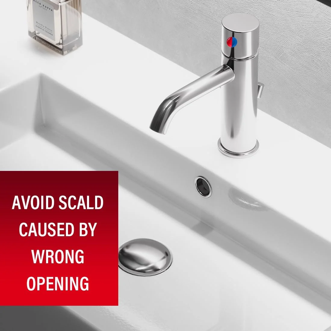 Наклейки на кран Hot and Cold Water Labels Набор 10 шт. Круглые 10 мм Красный/Синий, фото №6