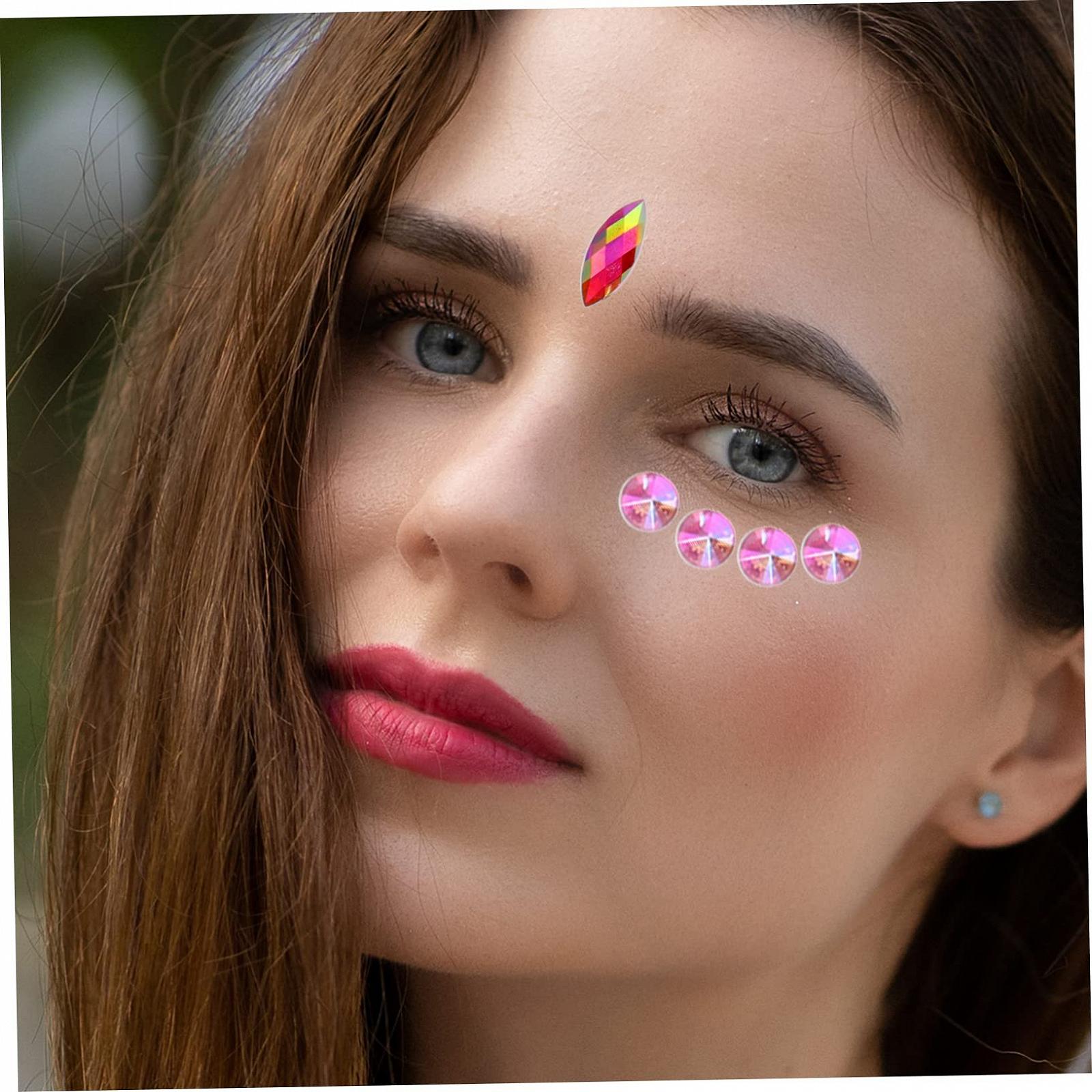 Стрази Акрилові DECHOUS Плоскі 300 шт Різнокольорові, фото №8