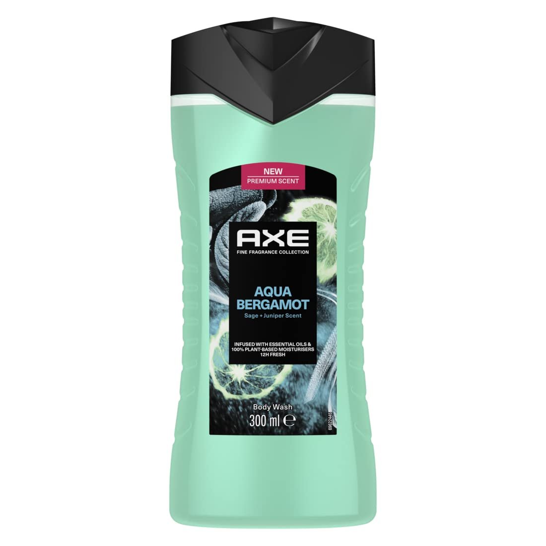 Гель для душу AXE Fine Fragrance Collection Aqua Bergamot 6 x 300 мл, фото №2