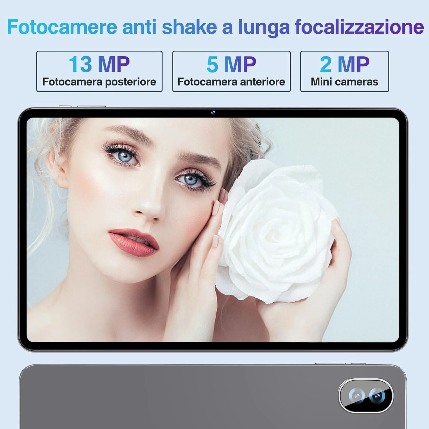 Планшет 12" 2K MEBERRY M8 10+6/128Gb 8 ядер Android 13 8000 mAh Серый, фото №6