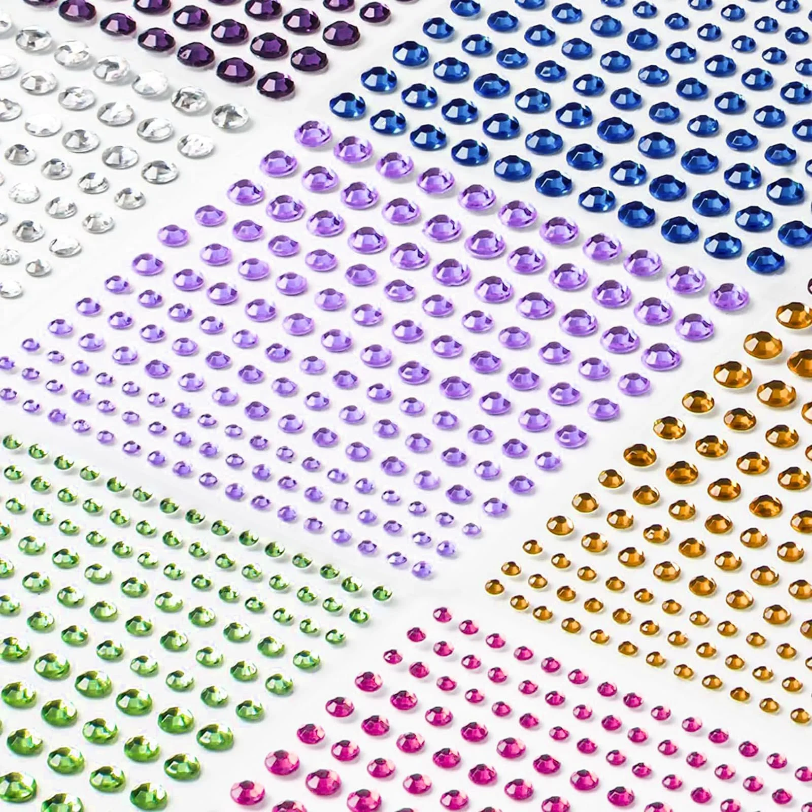 Набор блестящих камней 2310 шт., самоклеящиеся, разноцветные акриловые стразы, 14 листов с 1 пинцетом, для макияжа лица, украшений для ногтей и праздничных аксессуаров, фото №4 Набор блестящих камней 2310 шт., самоклеящиеся, разноцветные акриловые стразы, 14 листов с 1 пинцетом, для макияжа лица, украшений для ногтей и праздничных аксессуаров, фото №4