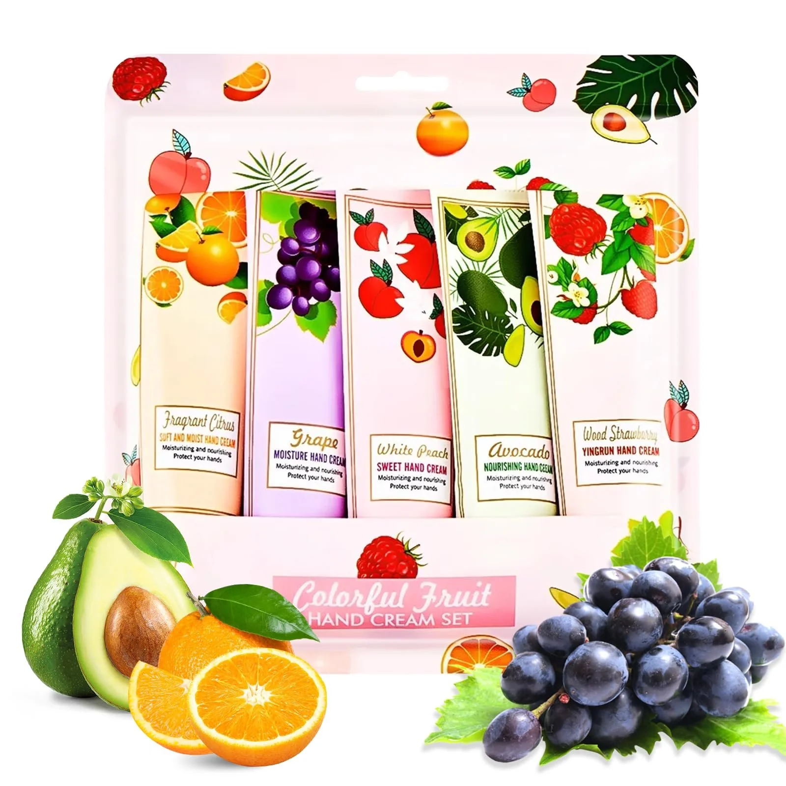 Набор мини-кремов для рук (5 шт.) - Идея подарка для женщин - Интенсивный увлажняющий крем против очень сухой и потрескавшейся кожи рук для праздников, подарочный крем для ухода на День Святого Валентина, День рождения, Рождество, фото №3