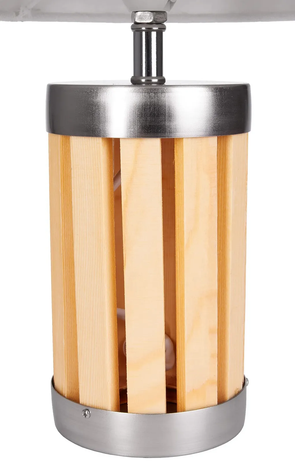 Настільна лампа BRUBAKER Wood/Metal 33 см Beige, фото №4