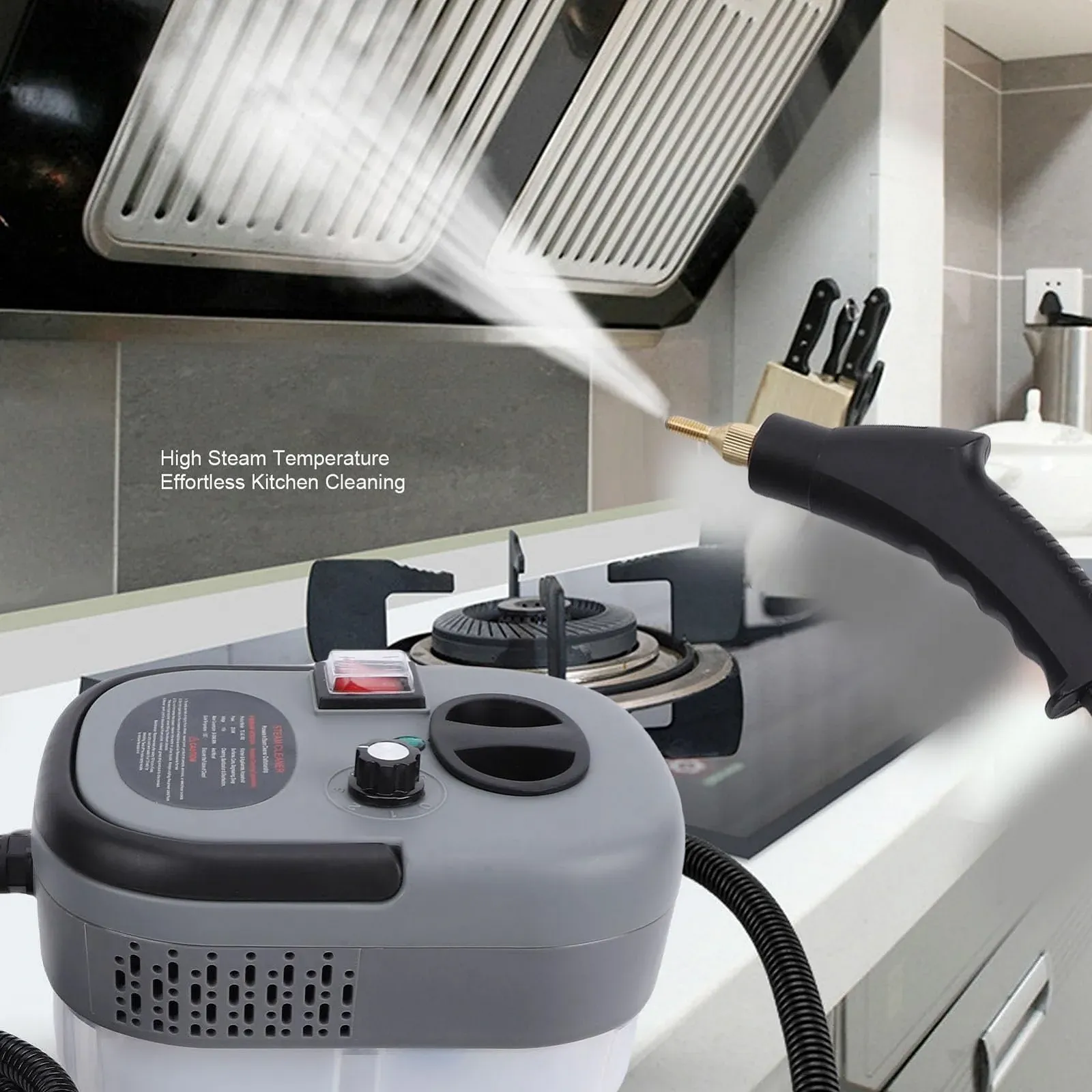 Пароочисник ручний HEEPDD 1200 мл 2500 Вт 3 бар 220 В, фото №2