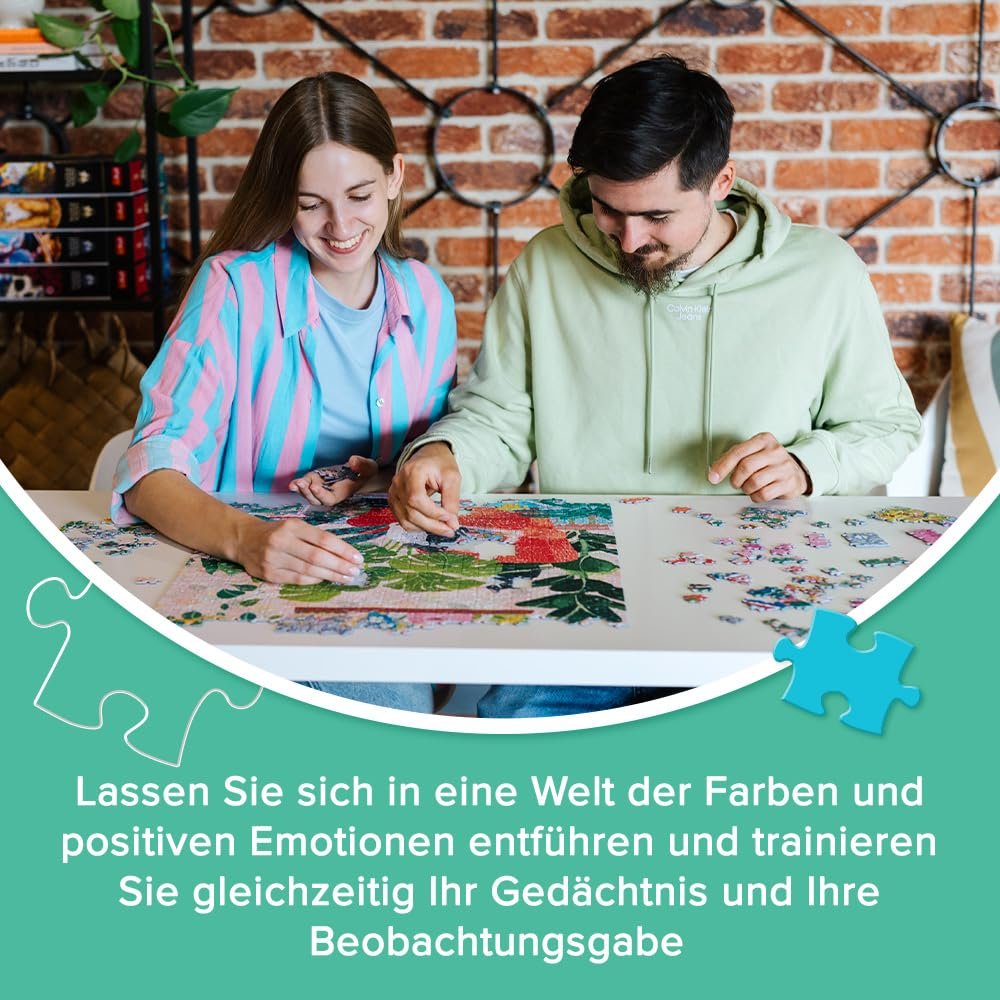 Пазли Trefl Premium Plus Quality The Art of Colour Positano, Italy 1000 елементів, фото №7