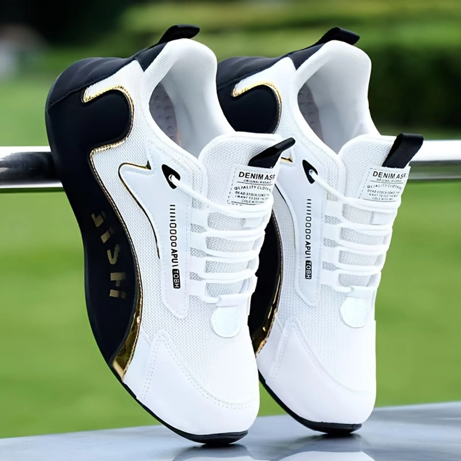 Мужские Кроссовки Белые Кожаные 44, фото №3