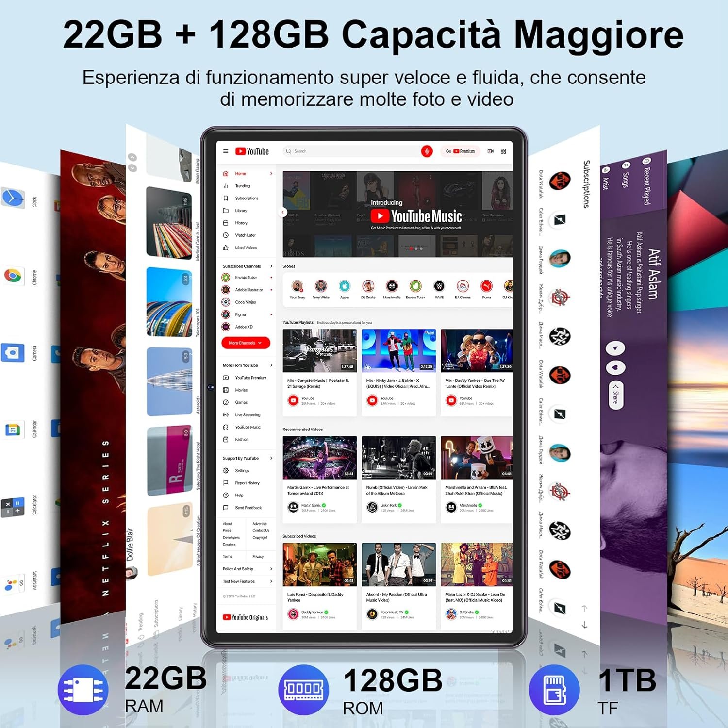Планшет 10.1" ZIOVO Z118 6+16/128Gb Android 14 8000 mAh Сірий, фото №4