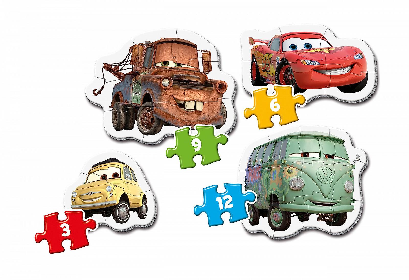 Пазл Clementoni My First puzzle Disney Cars 3-6-9-12 деталей, фото №2
