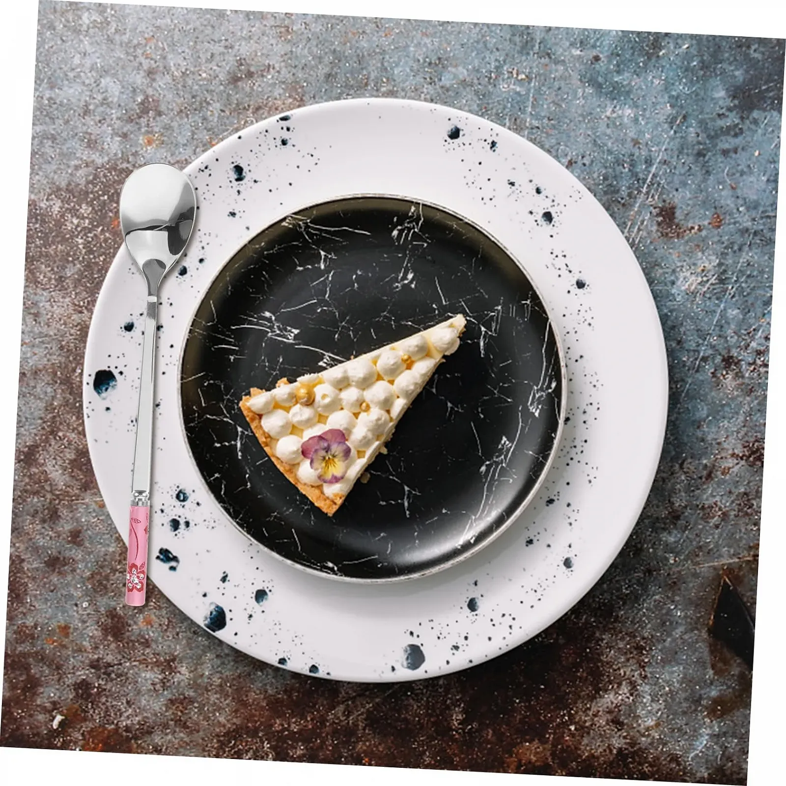 Набор из 5 десертных ложек, кофейных ложек, ложек в форме сердца из нержавеющей стали для перемешивания., фото №3 Набор из 5 десертных ложек, кофейных ложек, ложек в форме сердца из нержавеющей стали для перемешивания., фото №3