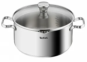 Каструля Tefal Duetto 24 см Підходить для індукційних плит - Фото 1