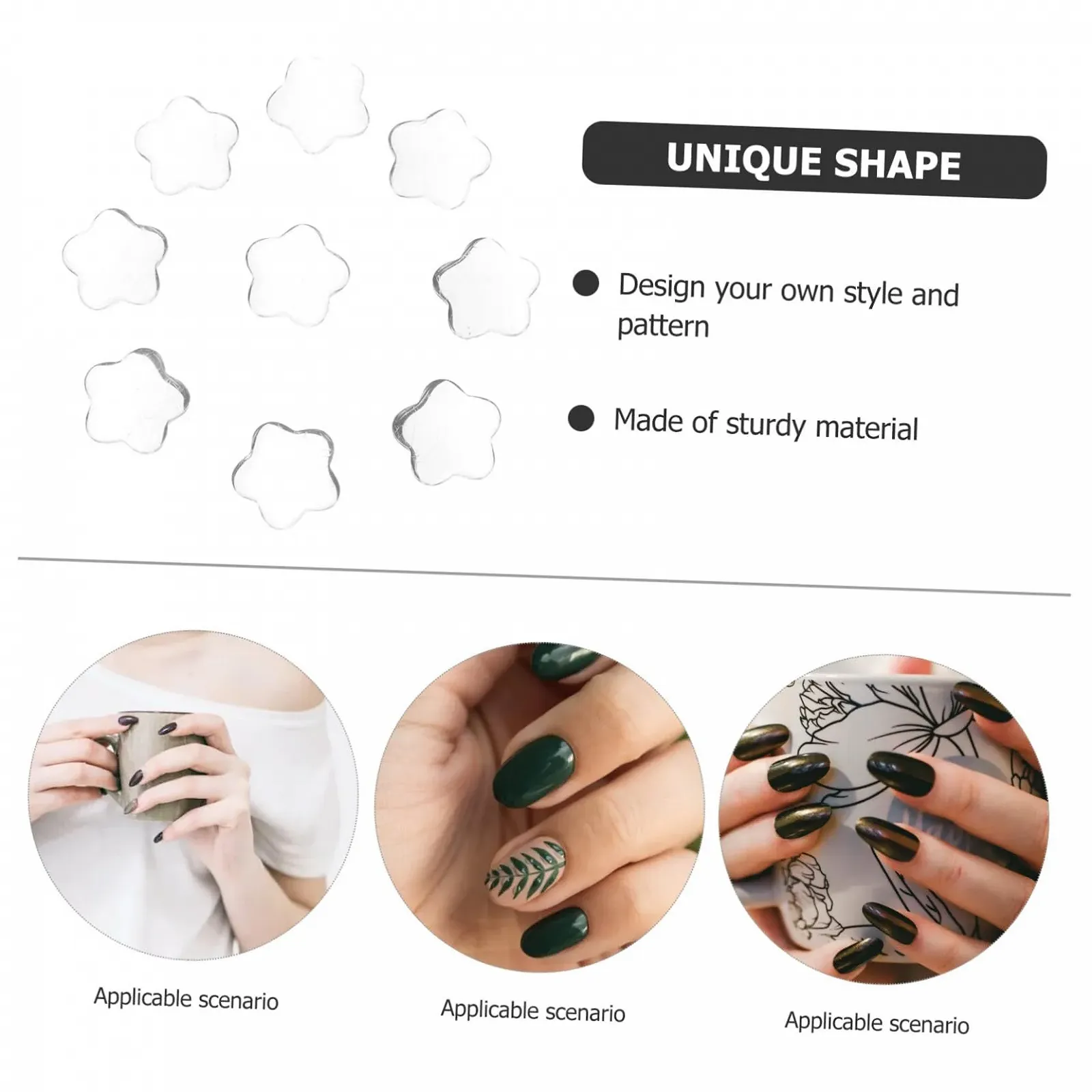 Украшения для ногтей 40 шт. Украшения для ногтей для шикарного маникюра, фото №9