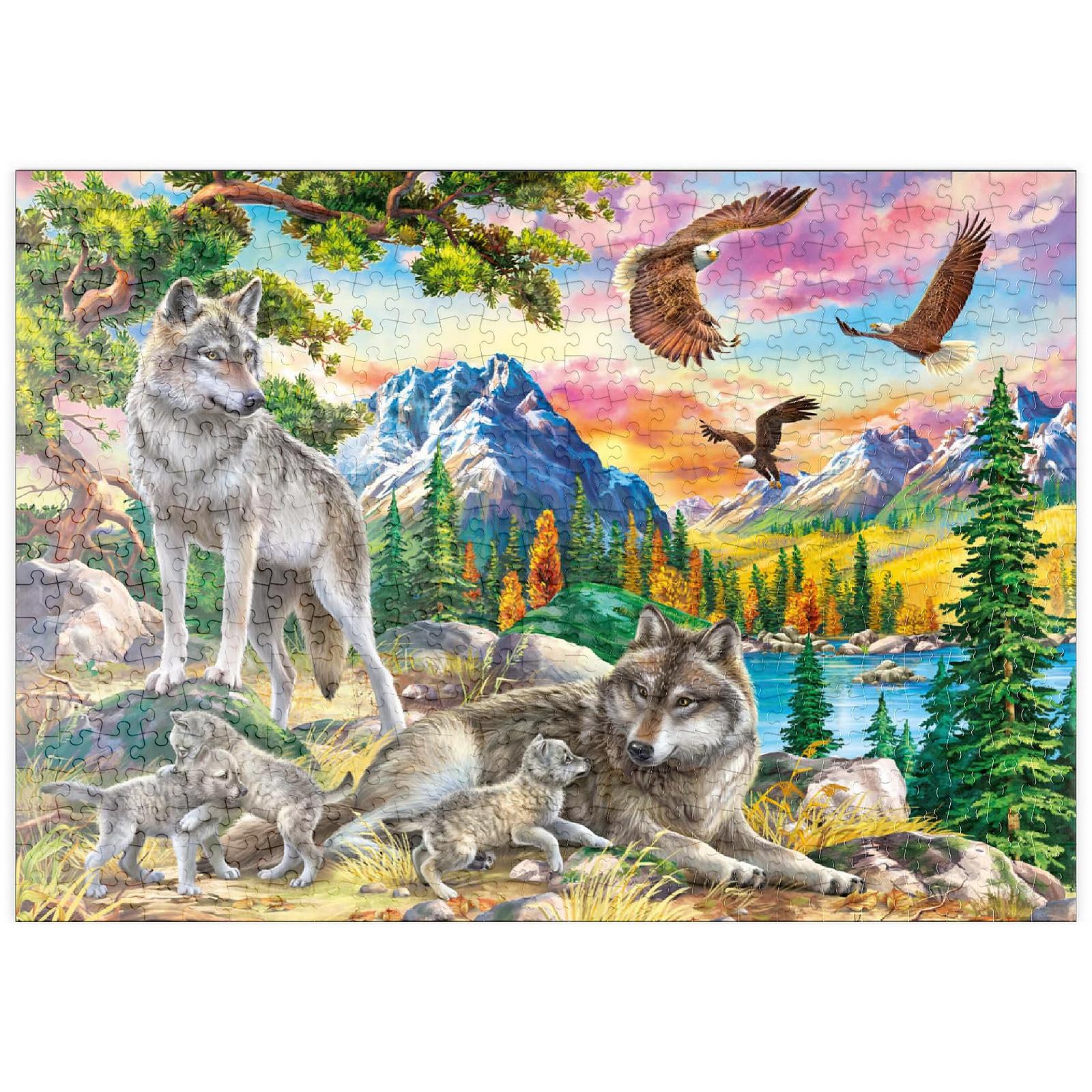 Пазл MyPuzzle Special Collection by Puzzle Galaxy Wolves and Eagles of the Wilderness (Волки и орлы дикой природы) 500 деталей 48 x 34 см, фото №1