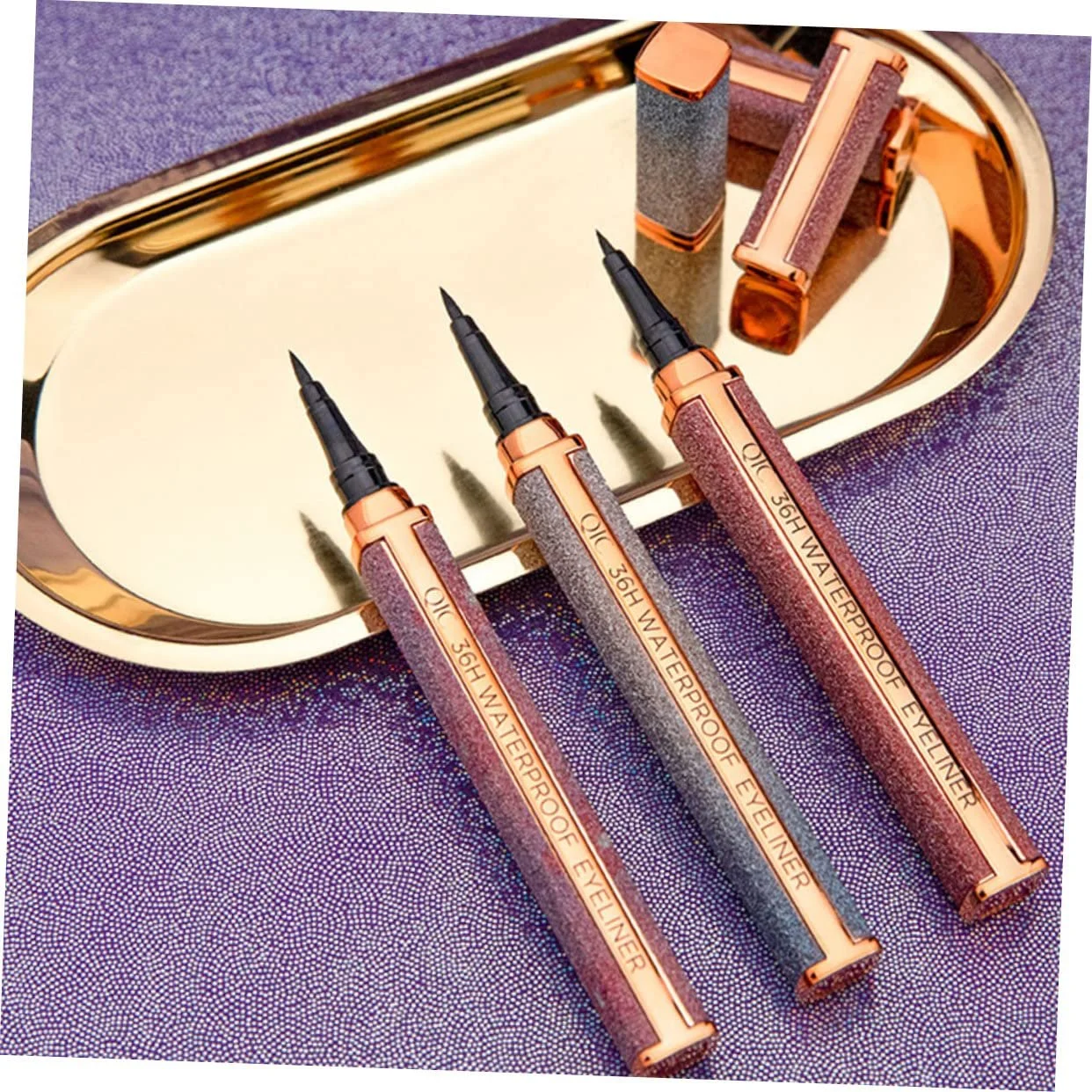 Підводка для очей DOITOOL Швидковисихаюча, водостійка, коралово-червоний, помаранчевий, фото №2