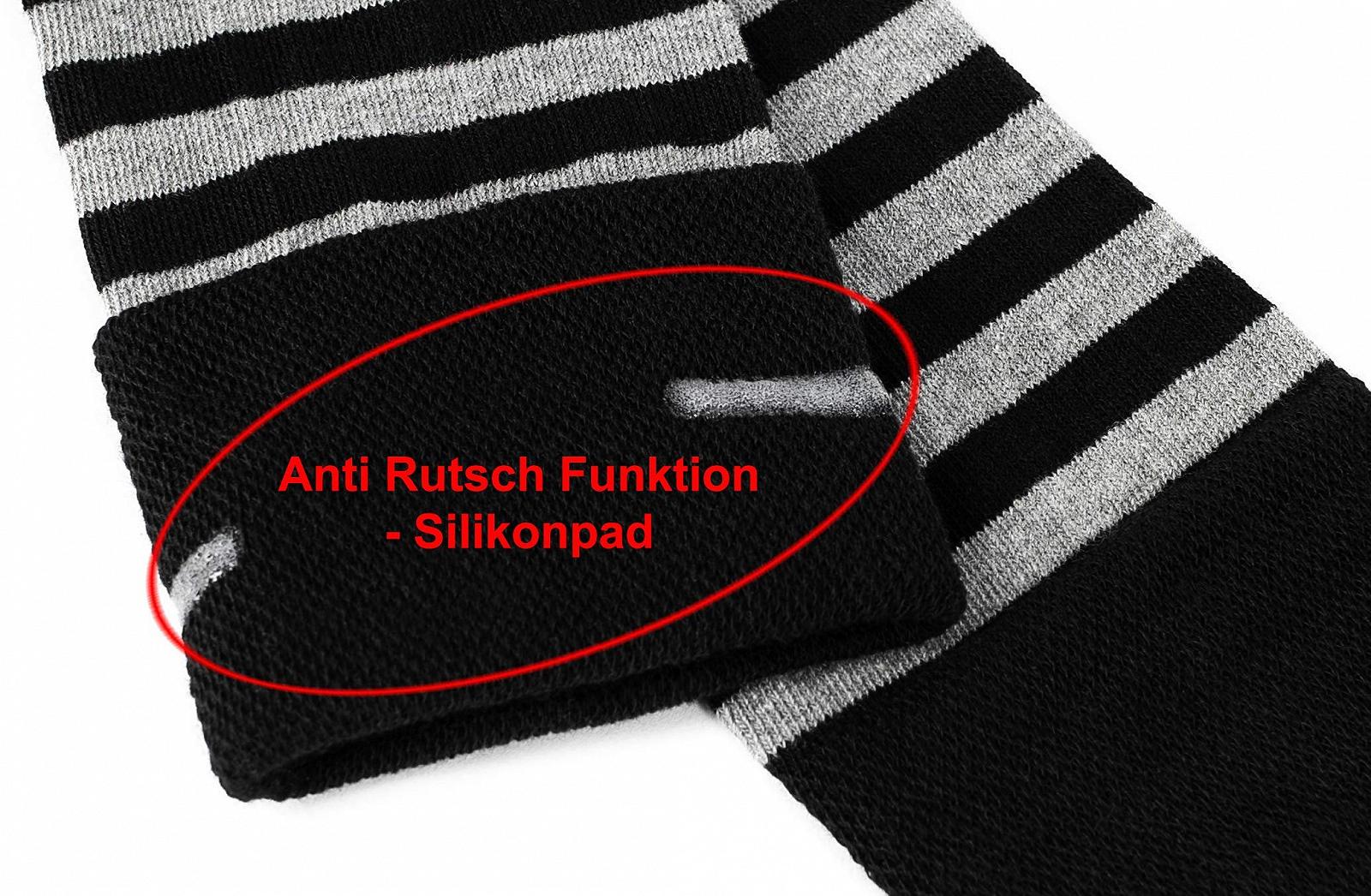 Yenita 2 пари жіночих гольфів вище коліна в смужку, фото №4