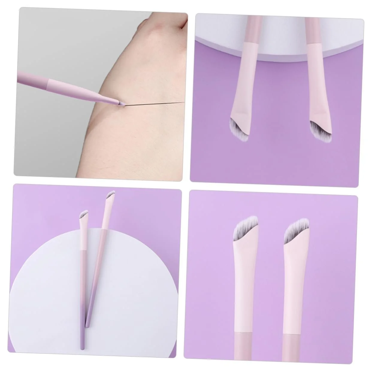 Набір пензлів для підводки очей COHEALI Кутовий, фото №5