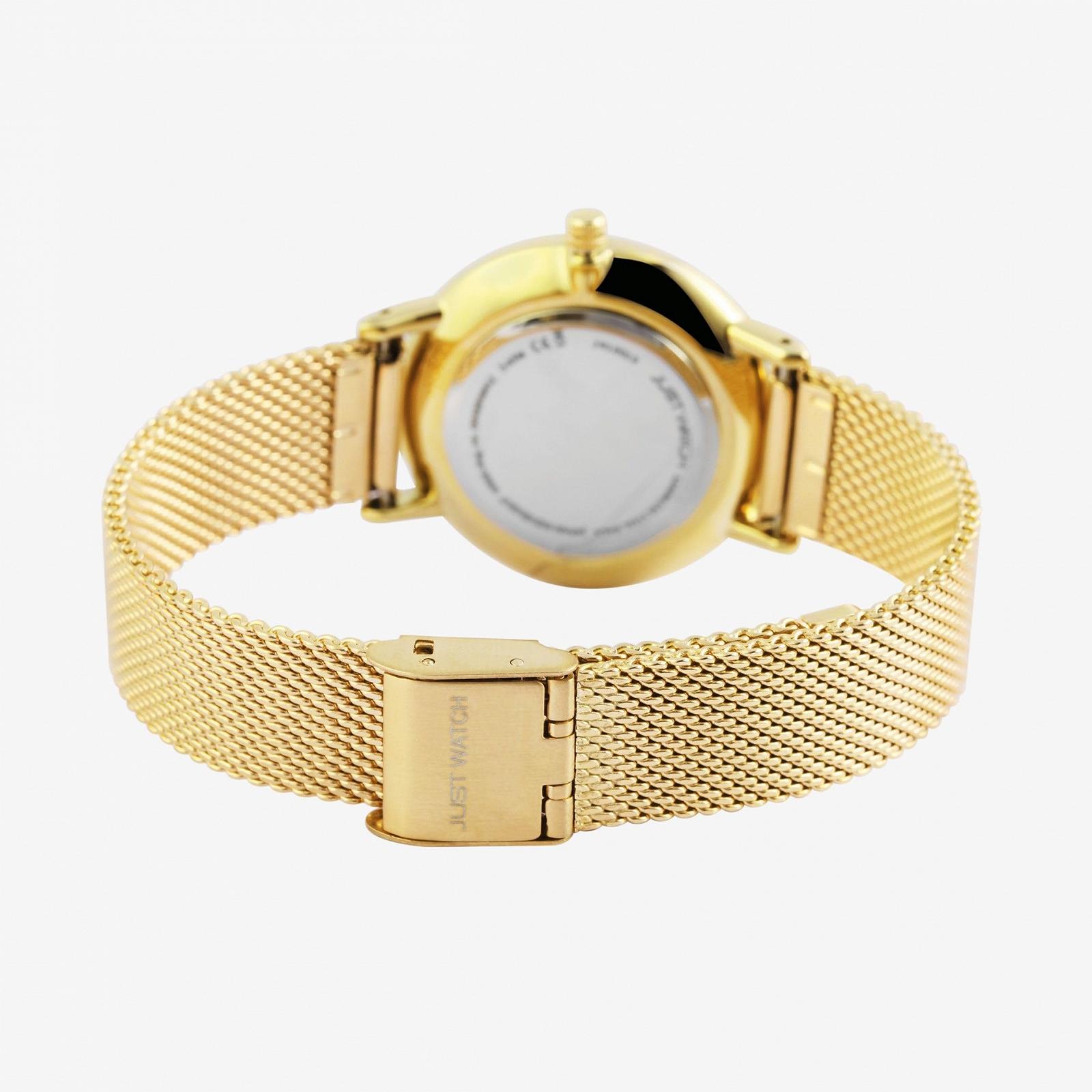 Годинник Just Watch Жіночий Кварцовий Золотий, фото №6