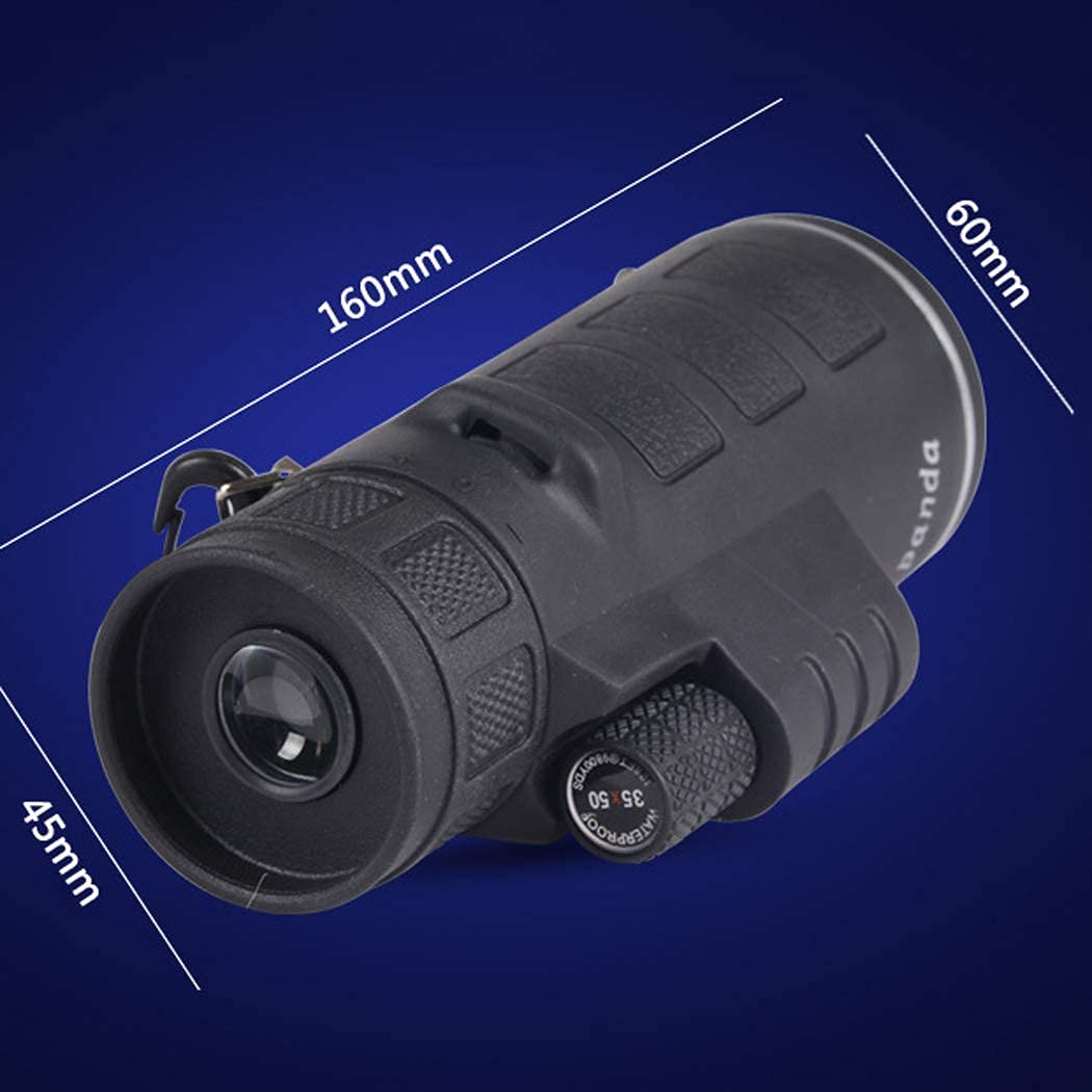 Монокуляр DERBUT BAK4 Prism Low NightScope 40X60 Телескоп держатель для смартфона, штатив, водонепроницаемый IPX7, фото №3