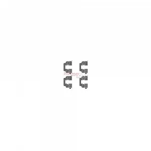 Комплект аксессуаров, тормозные колодки METZGER 109-1750 GREENPARTS задний мост - Фото 1