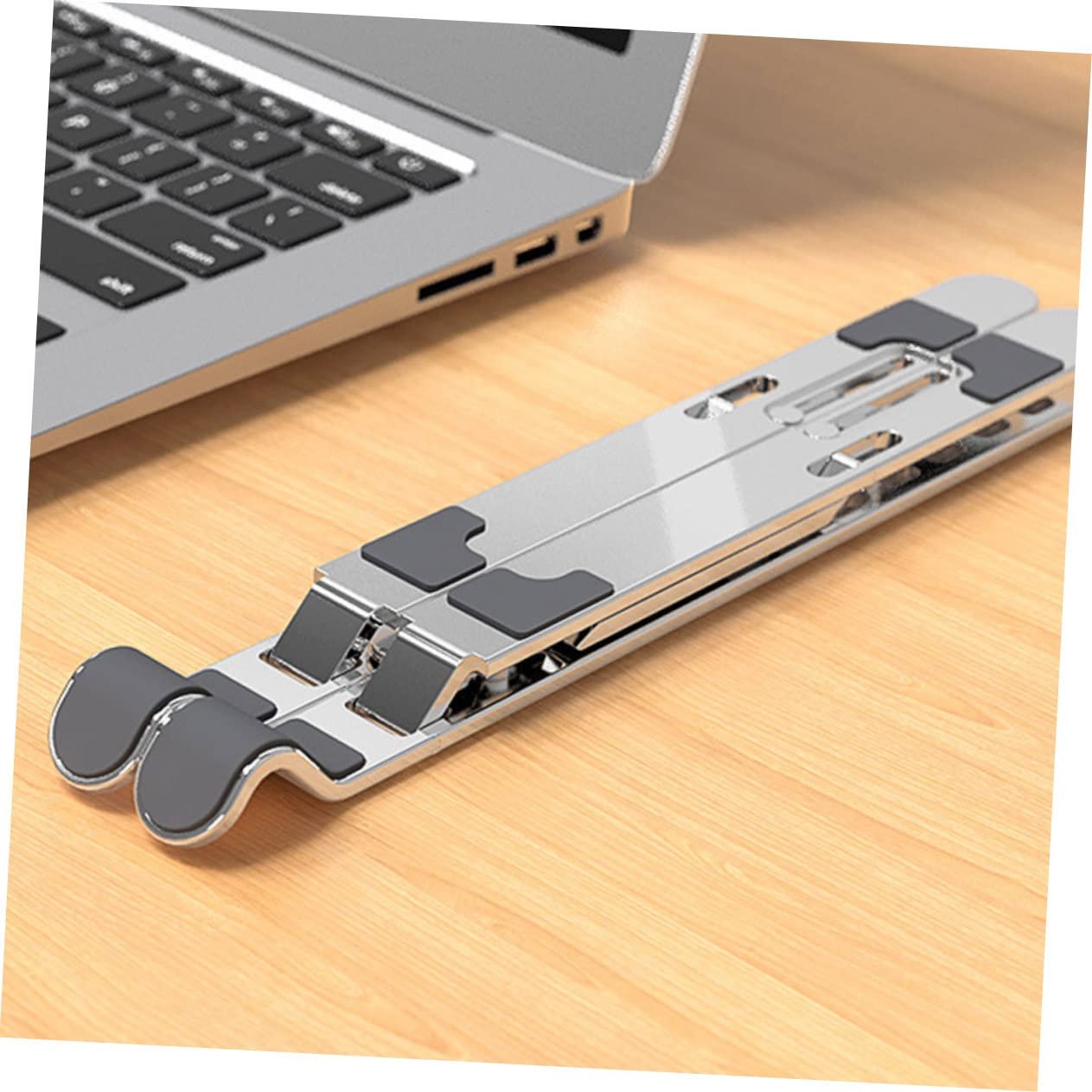 Підставка для ноутбука SEWACC Алюмінієва складана з сумкою для перенесення Міцна та стійка до подряпин, фото №9