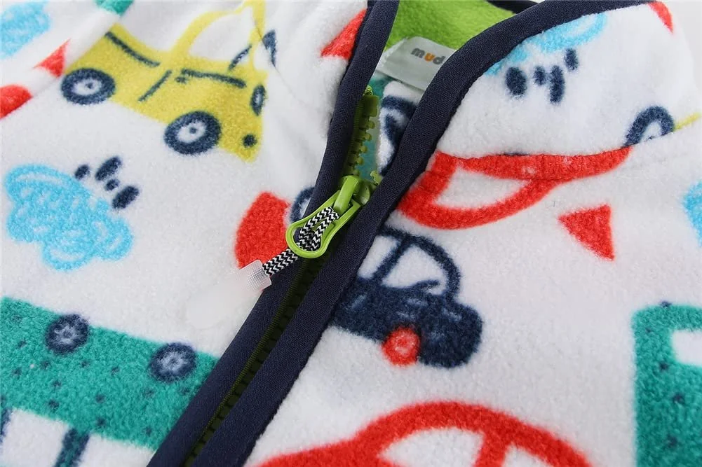 Флісова куртка Mud Kingdom Дитяча Куртка на блискавці Стійка-комір, фото №4