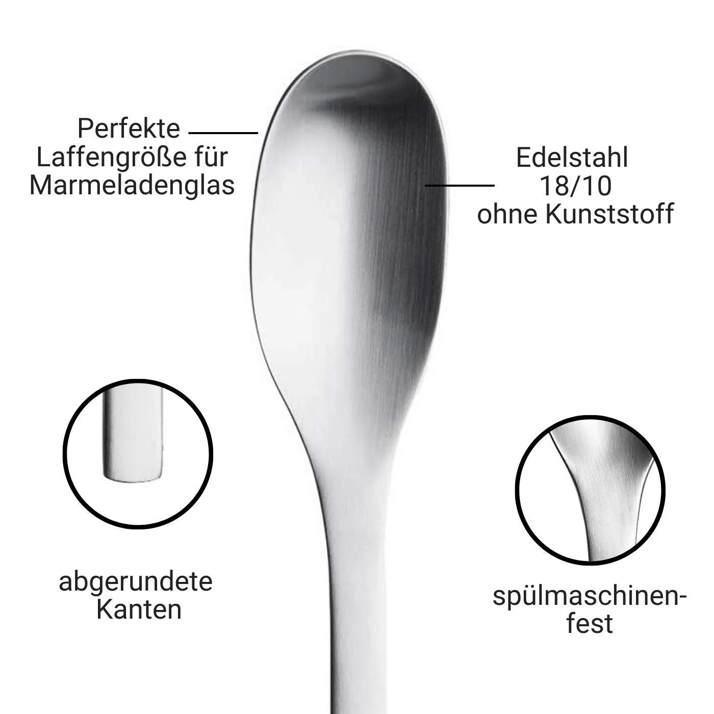 Ложка для варення Puresigns One Extra 160 мм, набір 2 шт., фото №2