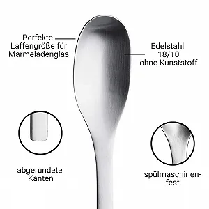 Ложка для варенья Puresigns One Extra 160 мм, набор 2 шт synthetic.ua - Фото 1