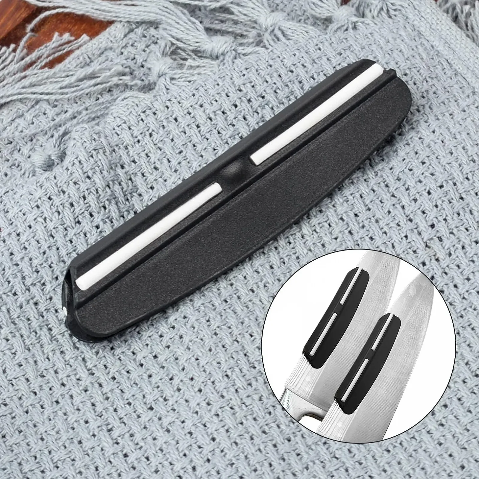 Направляющая для заточки ножей 15 градусов портативная прочная пластик, фото №6