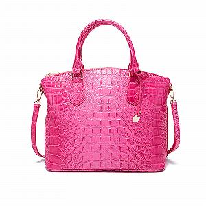 Сумка жіноча NICOLE & DORIS, середня, крокодиловий візерунок, елегантна, лакована шкіра, для офісу, покупок та подорожей - Фото 1