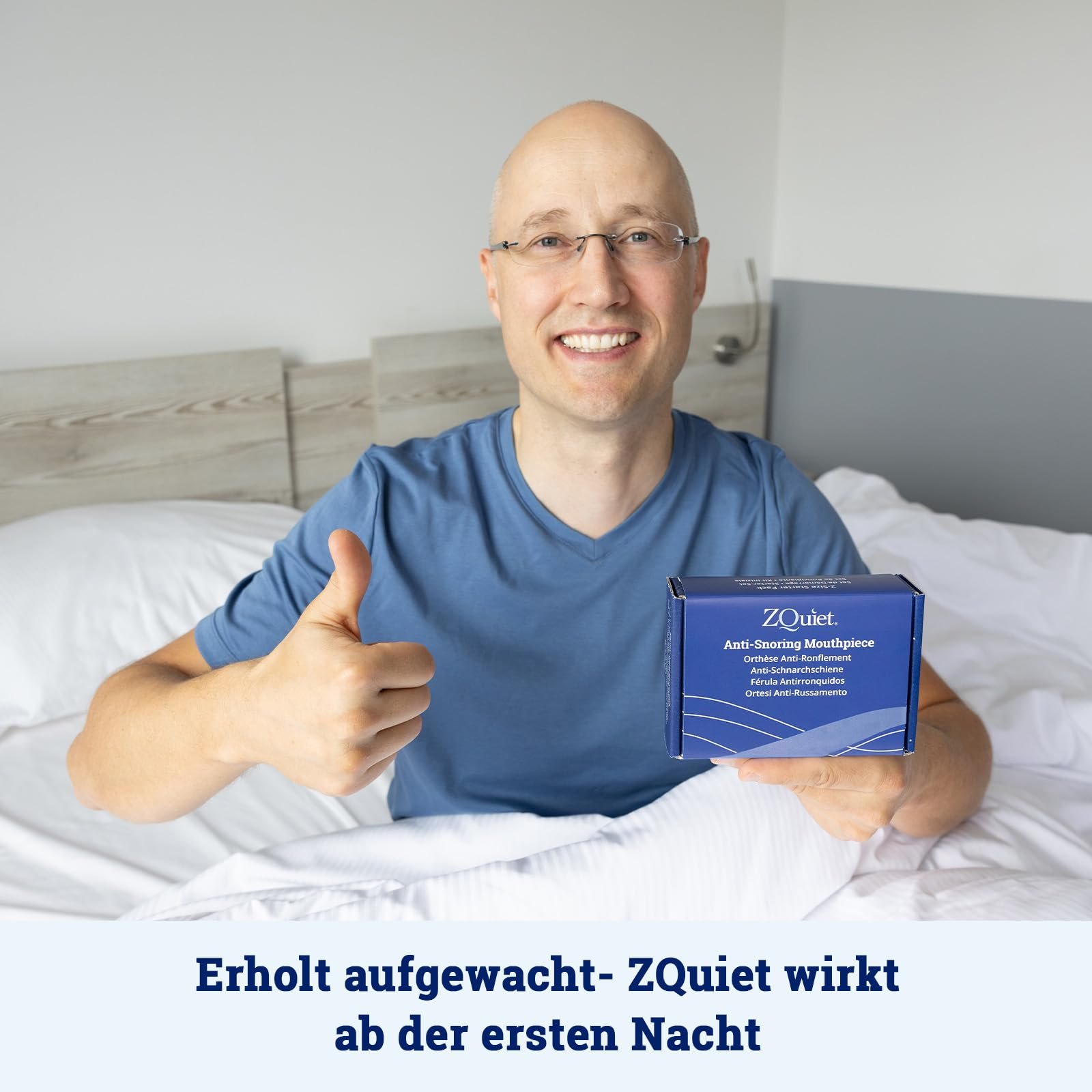 Набір ZQuiet 2 пристрої для висування нижньої щелепи проти хропіння (2 мм і 6 мм висування), фото №9