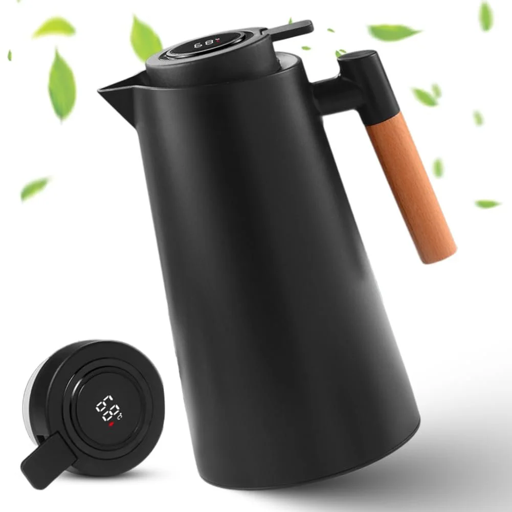 Термос-кавник 1 Літр, Ізольований Кавник, Герметичний, фото №1