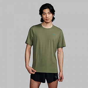 Футболка Saucony ENDORPHIN SHORT SLEEVE M synthetic.ua - Фото 1