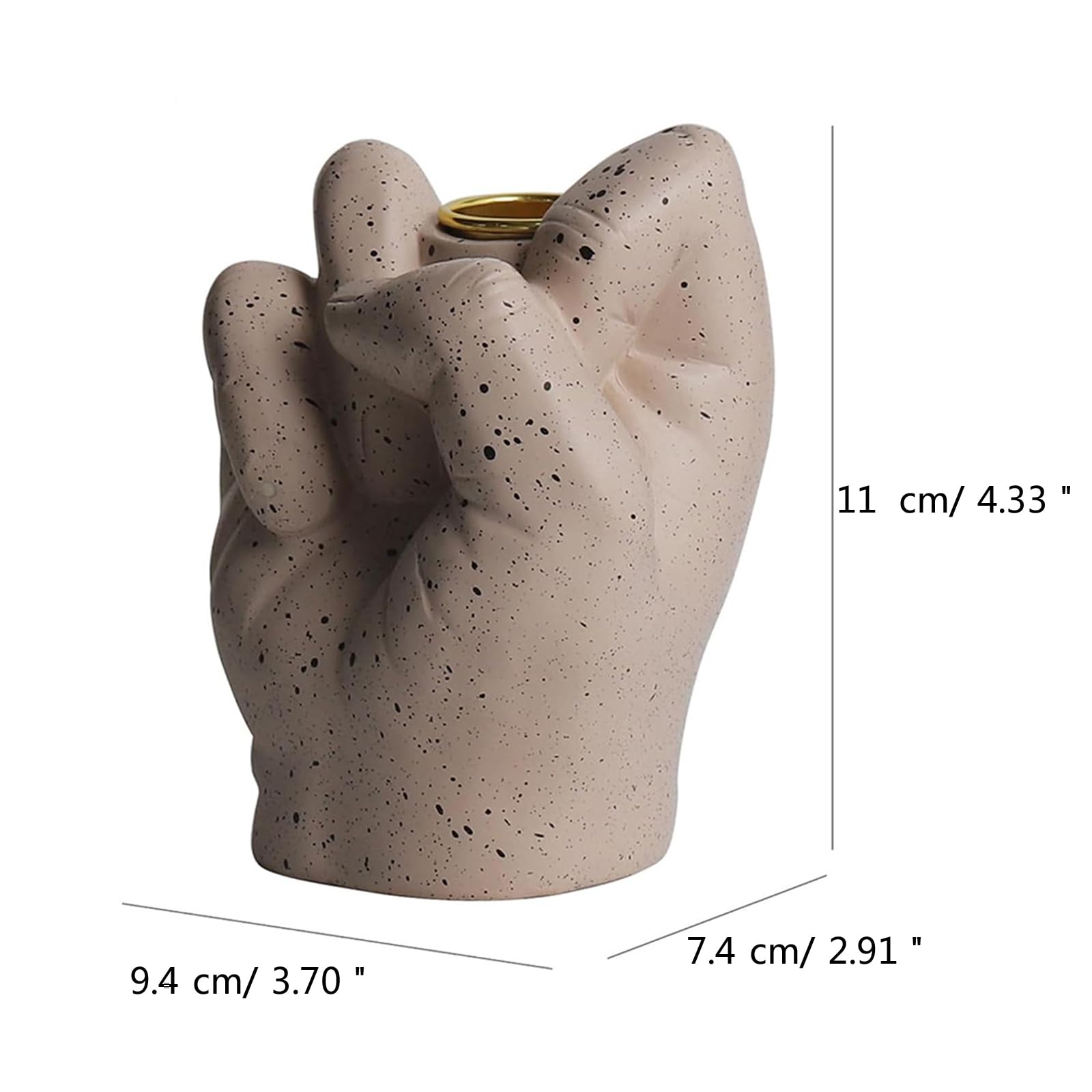Подсвечник Creative Gesture Shaped Смешные Смешные Подарки Домашний Декор, фото №4
