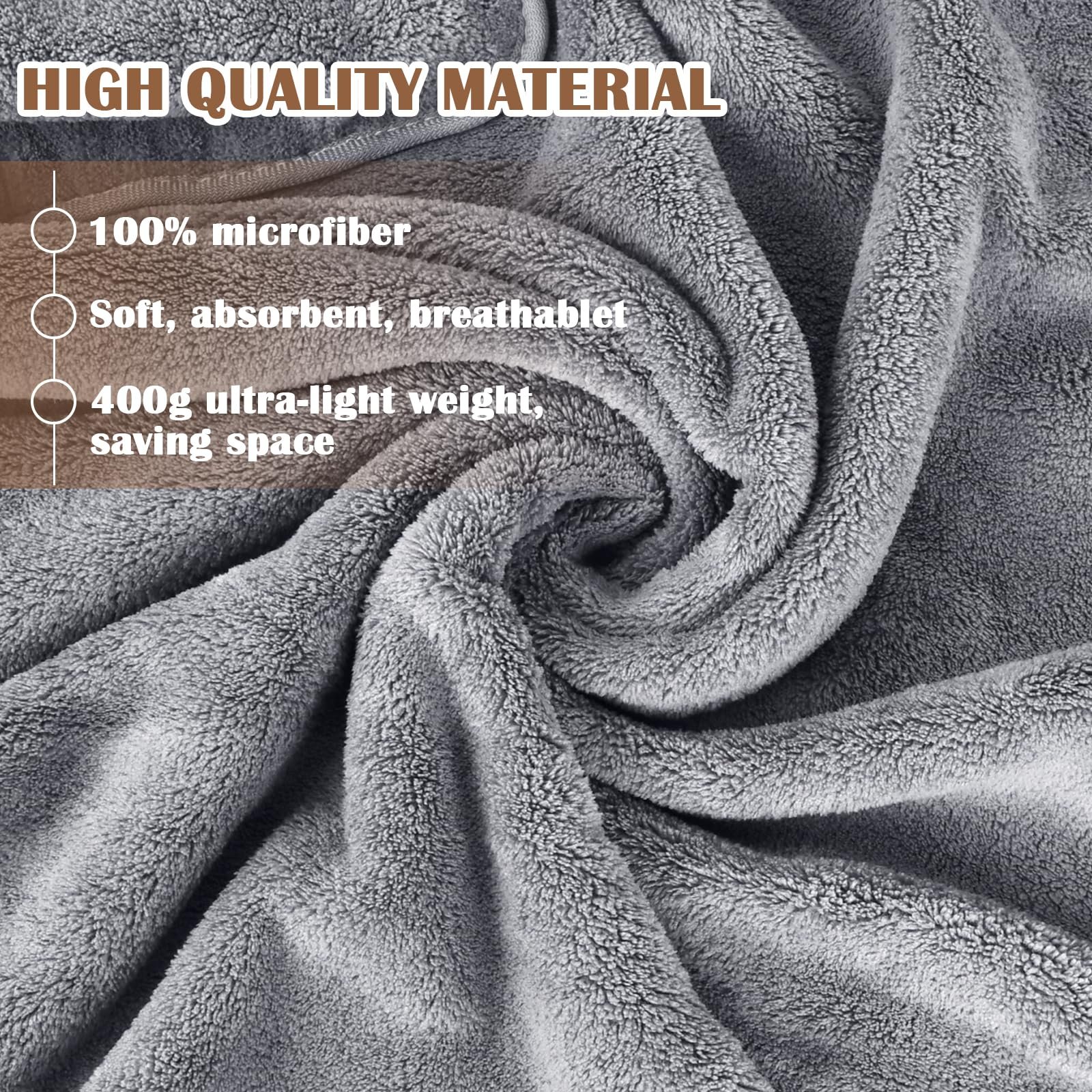 Жіночий рушник-сукня для сауни Microfibre з кнопками та кишенею, фото №4