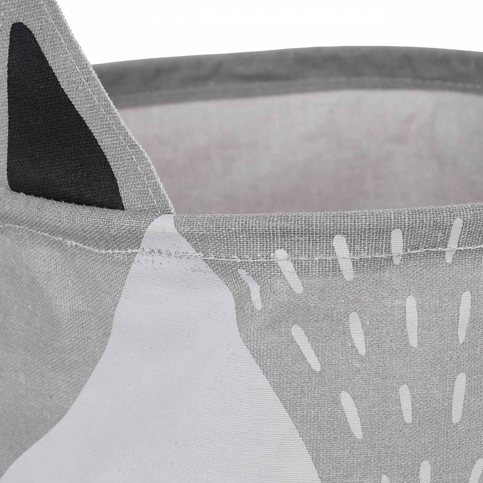 Корзина для хранения Игрушек Relaxdays Енот, Складная, Серый, фото №8