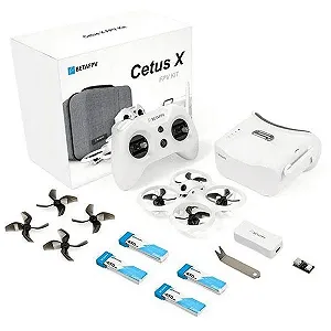 Квадрокоптер BETAFPV Cetus X FPV Kit с очками FPV, 4 аккумуляторами, пультом и кейсом, до 80 м, до 5 мин synthetic.ua - Фото 1