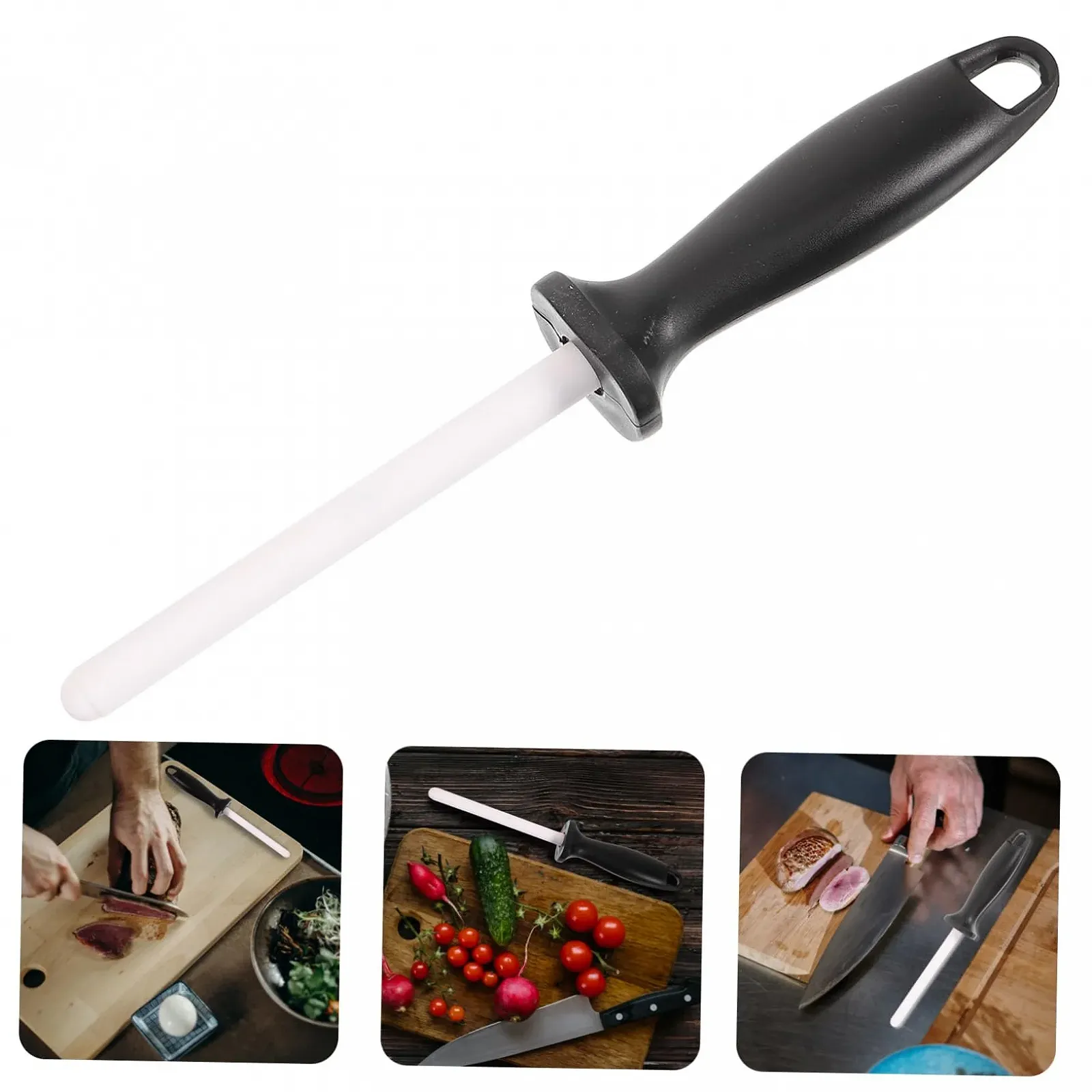 Точилка для ножей Mobestech Алмазная ручная с эргономичной ручкой Многофункциональная, фото №5