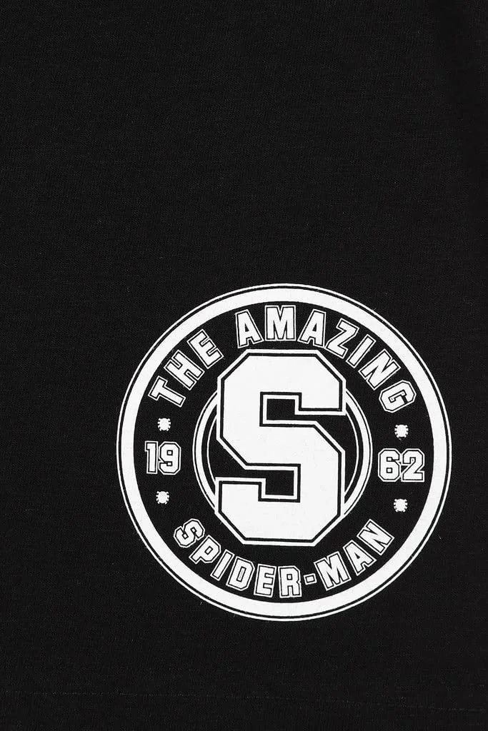 Комплект пижамы для мальчиков Spiderman Marvel короткий, хлопок, W23, фото №5