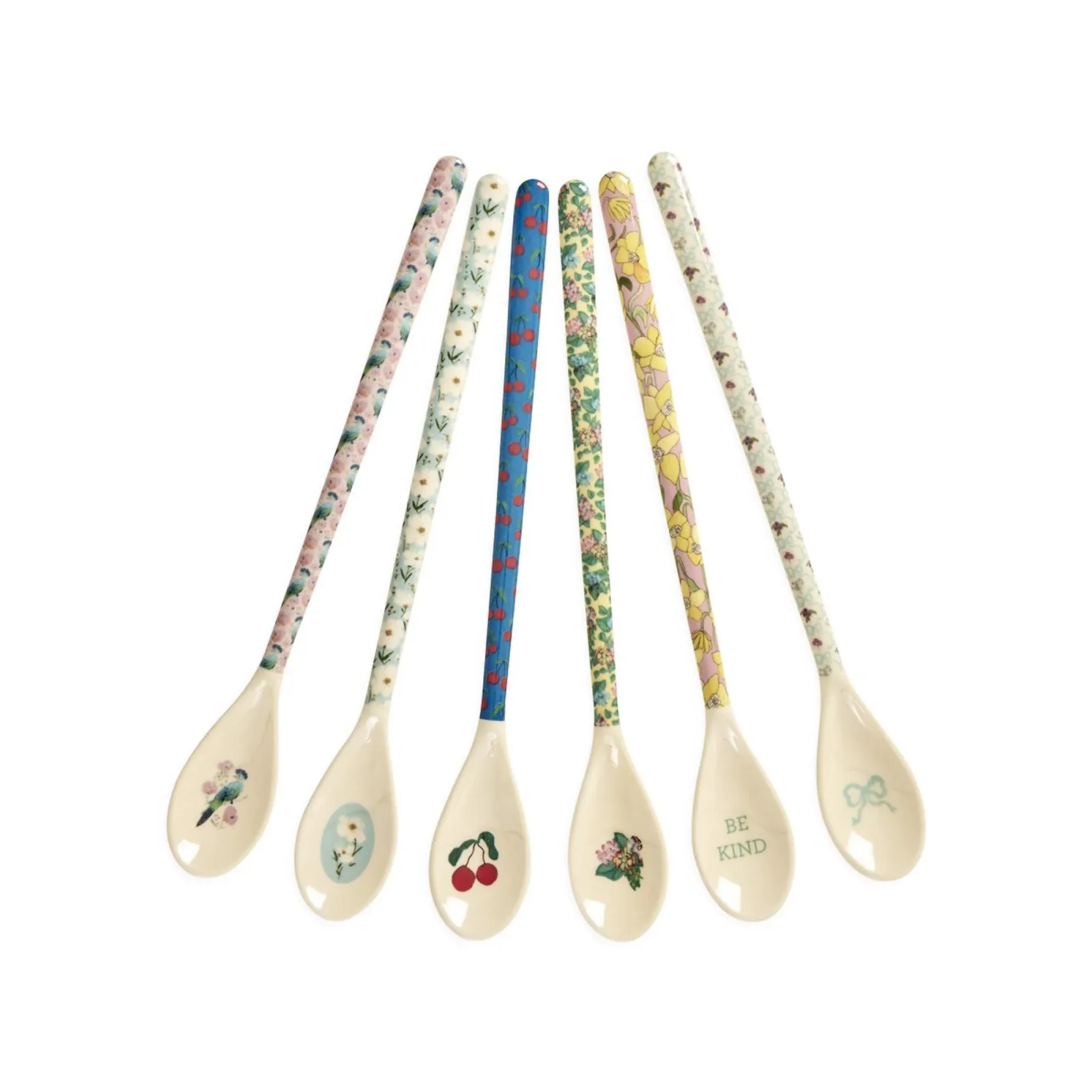 Ложка Rice Latte Melamine Show Your True Colors Prints Набір з 6 штук, фото №1