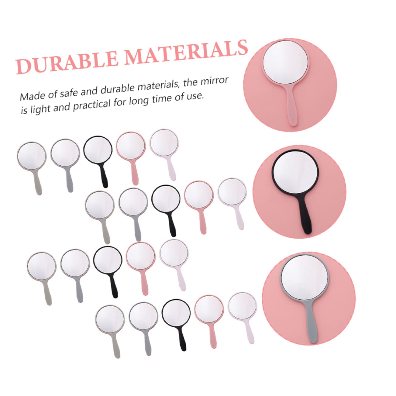 Зеркало Angoily Make-up-Handspiegel Kleiner Spiegel Abs прозрачное, фото №7 Зеркало Angoily Make-up-Handspiegel Kleiner Spiegel Abs прозрачное, фото №7