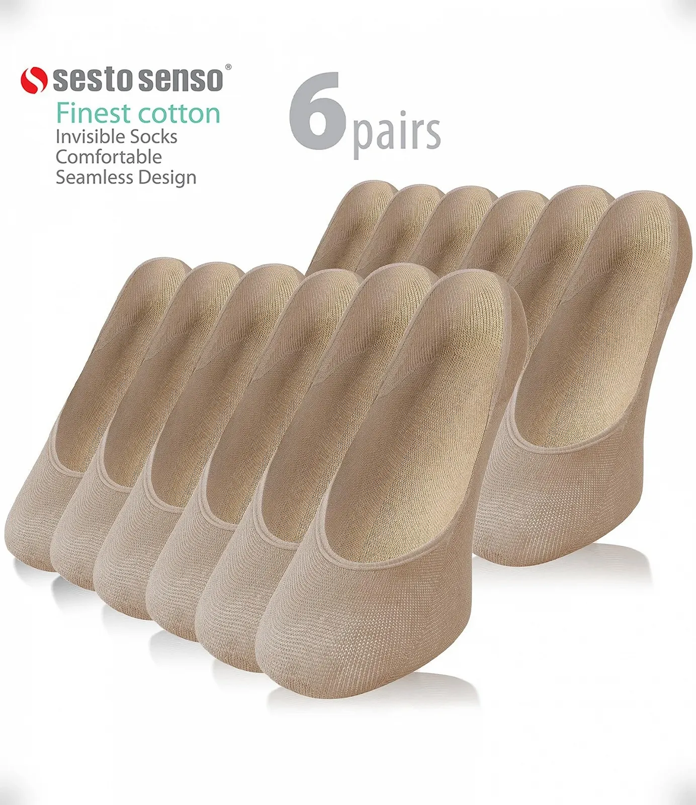 Шкарпетки Sesto Senso Trainer, безшовні, 6 пар, фото №3