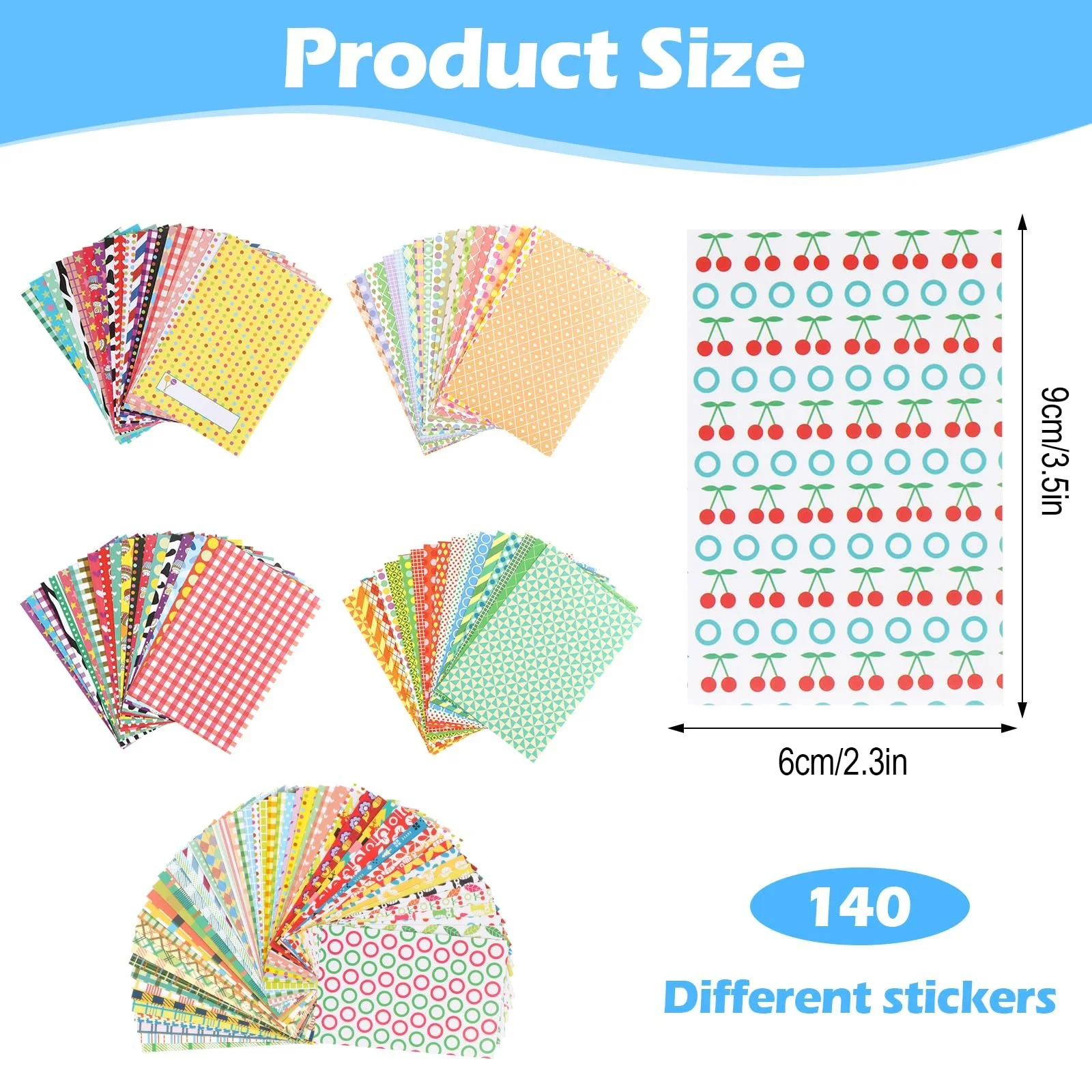 Набор стикеров-рамок для фото 140 шт. для Polaroid & Fujifilm Instax Mini 11 9 8 70 7s, фото №2