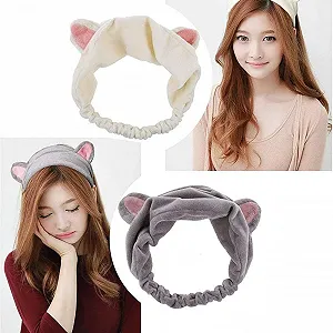 Жіночий Пов'язка Кішка Зима Теплий Сірий synthetic.ua - Фото 1